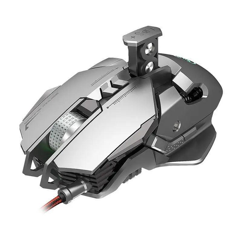 Gaming Ergonomic Wired Mouse 6400DPI Comfortable Game Mouse Optical PC USB Mice Stevvex