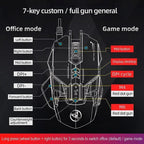 Gaming Ergonomic Wired Mouse 6400DPI Comfortable Game Mouse Optical PC USB Mice Stevvex