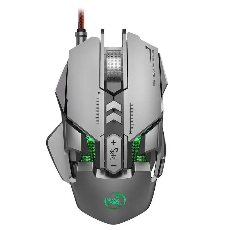 Gaming Ergonomic Wired Mouse 6400DPI Comfortable Game Mouse Optical PC USB Mice Stevvex