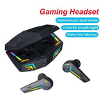 Gaming Headsets Wireless Earphones Low Latency Bluetooth Headphone Sports Noise Cancelling Earbuds With Mic Sports Headphones Wireless Bluetooth Headphones With Microphone 5H Playtime Wireless Running Earbuds Stevvex