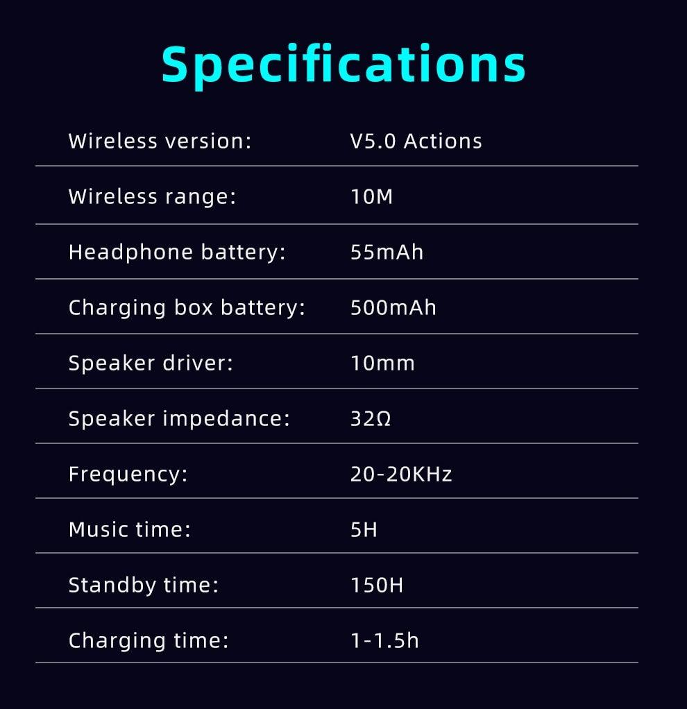 Gaming Headsets Wireless Earphones Low Latency Bluetooth Headphone Sports Noise Cancelling Earbuds With Mic Sports Headphones Wireless Bluetooth Headphones With Microphone 5H Playtime Wireless Running Earbuds Stevvex
