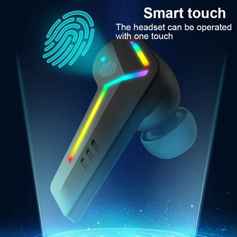 Gaming Headsets Wireless Earphones Low Latency Bluetooth Headphone Sports Noise Cancelling Earbuds With Mic Sports Headphones Wireless Bluetooth Headphones With Microphone 5H Playtime Wireless Running Earbuds Stevvex