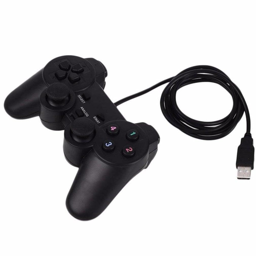 Gaming Quality Black Joystick Shock Gamepad Controller Compatible With PC Laptop Computer Stevvex