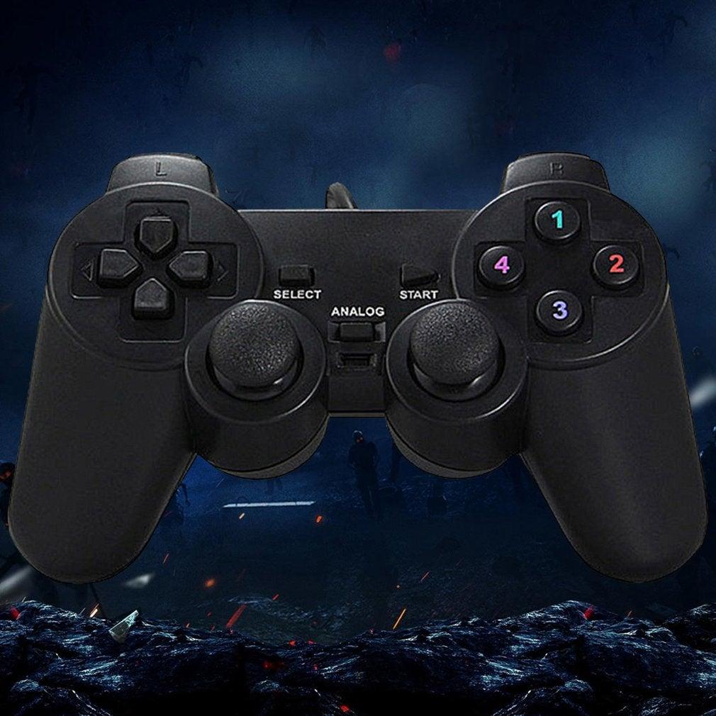 Gaming Quality Black Joystick Shock Gamepad Controller Compatible With PC Laptop Computer Stevvex