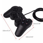 Gaming Quality Black Joystick Shock Gamepad Controller Compatible With PC Laptop Computer Stevvex
