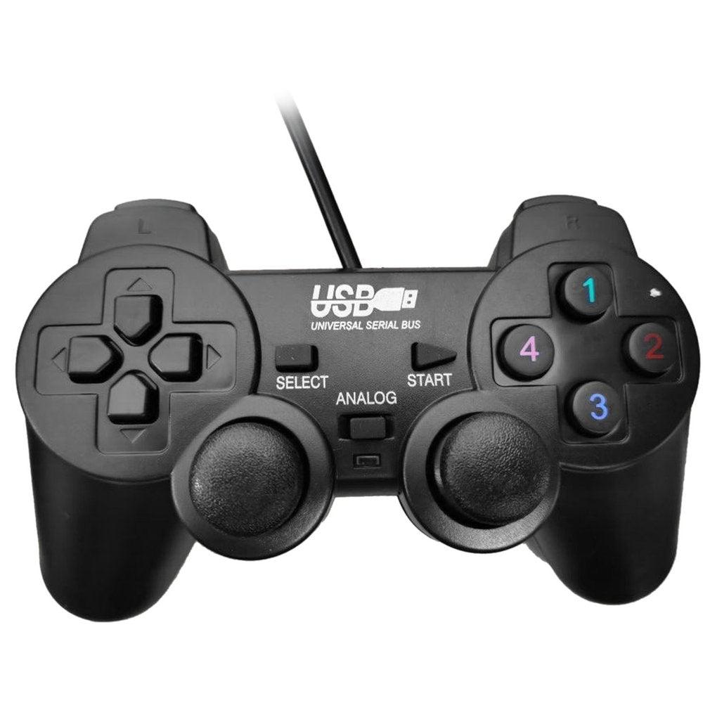 Gaming Quality Black Joystick Shock Gamepad Controller Compatible With PC Laptop Computer Stevvex