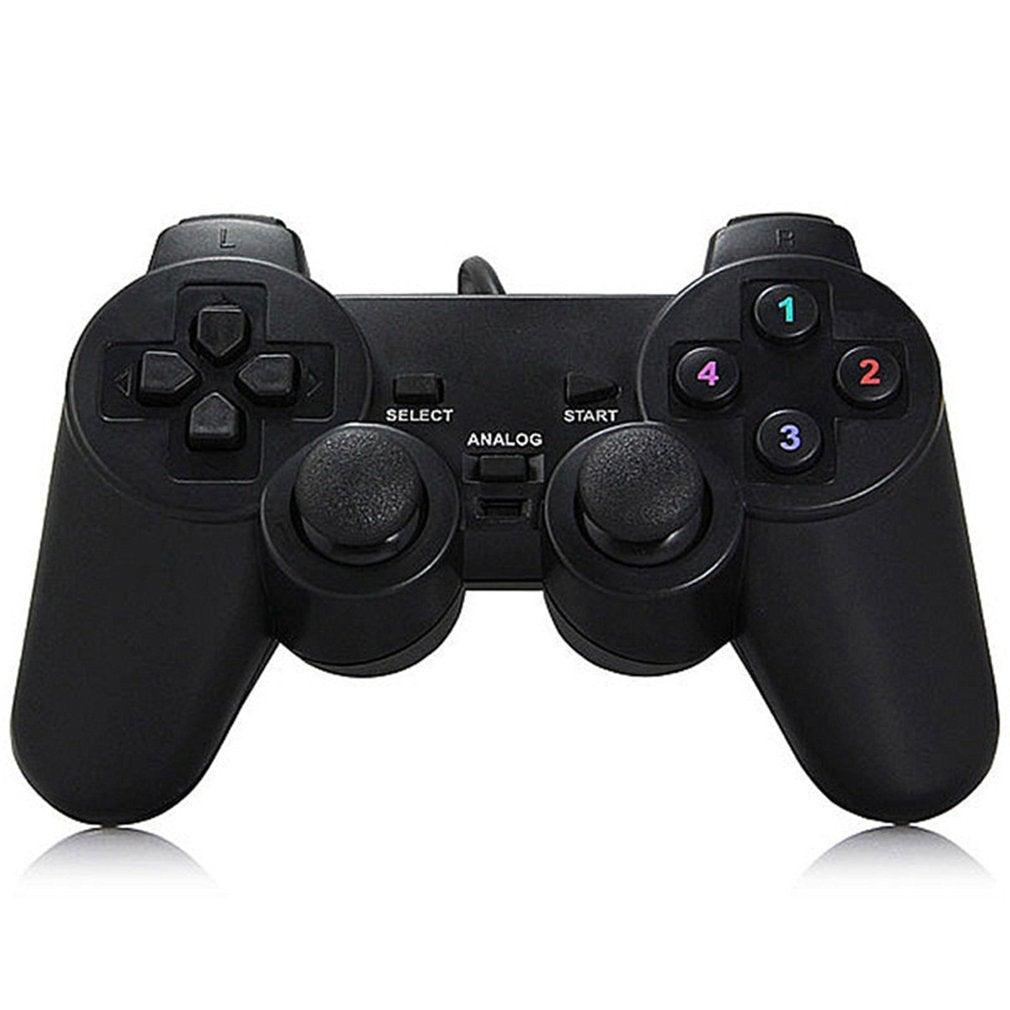 Gaming Quality Black Joystick Shock Gamepad Controller Compatible With PC Laptop Computer Stevvex