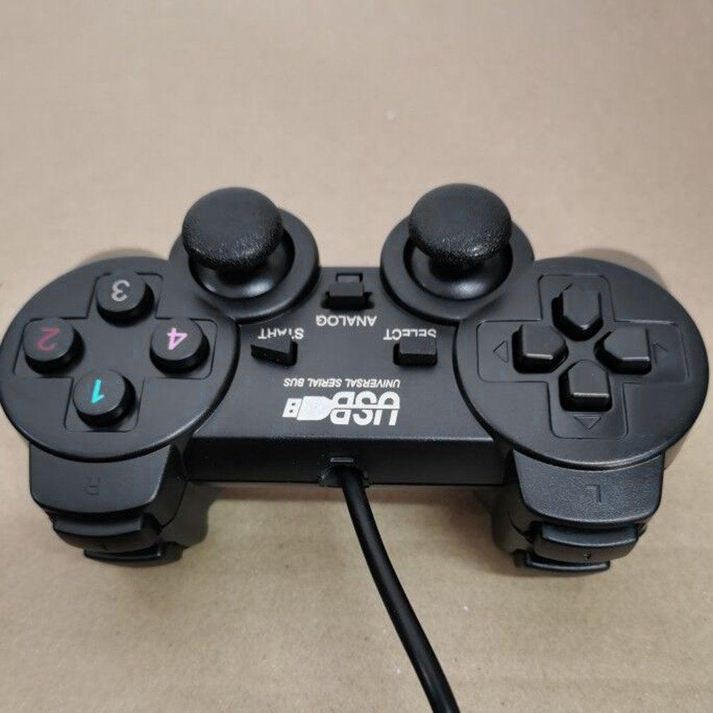 Gaming Quality Black Joystick Shock Gamepad Controller Compatible With PC Laptop Computer Stevvex