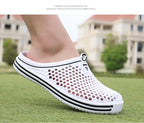 Garden Clog Women Quick Drying Summer Beach Slipper Flat Outdoor Sandals Breathable Mesh Sandals Beach Footwear Anti-Slip Slippers Quick Drying Sandals Stevvex
