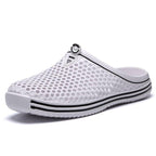 Garden Clog Women Quick Drying Summer Beach Slipper Flat Outdoor Sandals Breathable Mesh Sandals Beach Footwear Anti-Slip Slippers Quick Drying Sandals Stevvex