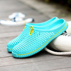 Garden Clog Women Quick Drying Summer Beach Slipper Flat Outdoor Sandals Breathable Mesh Sandals Beach Footwear Anti-Slip Slippers Quick Drying Sandals Stevvex