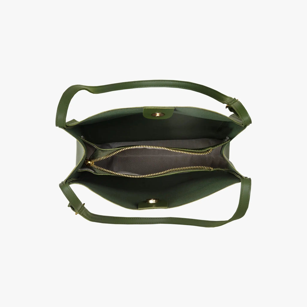 Olives Vegan Leather Tote Pi-Mart