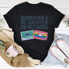 Generation X We Survived On Mixtapes Tee Peachy Sunday
