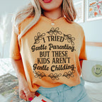Gentle Parenting Tee Peachy Sunday