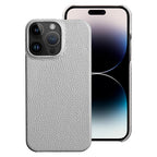Genuine Leather Phone Case for iPhone 13 14 Pro Max 12 Mini 12 Pro Max Back Cover Neon Orange Silicone Phone Cover Wireless Charging Compatible Shockproof Protective Case for iPhone Stevvex