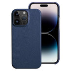 Genuine Leather Phone Case for iPhone 13 14 Pro Max 12 Mini 12 Pro Max Back Cover Neon Orange Silicone Phone Cover Wireless Charging Compatible Shockproof Protective Case for iPhone Stevvex