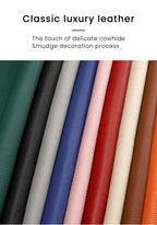 Genuine Leather Phone Case for iPhone 13 14 Pro Max 12 Mini 12 Pro Max Back Cover Neon Orange Silicone Phone Cover Wireless Charging Compatible Shockproof Protective Case for iPhone Stevvex