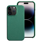 Genuine Leather Phone Case for iPhone 13 14 Pro Max 12 Mini 12 Pro Max Back Cover Neon Orange Silicone Phone Cover Wireless Charging Compatible Shockproof Protective Case for iPhone Stevvex