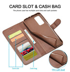 Genuine Premium Leather Detachable Magnetic Flip Cover with Card Holders Horizontal Case For Redmi Note 11 Pro 5G Case On Redmi Note 11 11S 10S 10 10C 9S 9 9T 8T 8 7 Case For Xiaomi Redmi Note11 Pro 5G Case