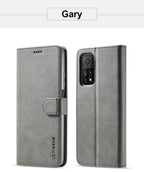 Genuine Premium Leather Detachable Magnetic Flip Cover with Card Holders Horizontal Case For Redmi Note 11 Pro 5G Case On Redmi Note 11 11S 10S 10 10C 9S 9 9T 8T 8 7 Case For Xiaomi Redmi Note11 Pro 5G Case