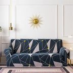 Geometric Sofa Covers Stretch Plaid Sofa Slipcovers for Living Room Elastic Sofa Cover Couch Armchair Cover Towel 1 2 3 4 Seater Slipcover For Sofas Loveseat Armchair Living Room Universal Furniture Stevvex