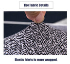 Geometric Sofa Covers Stretch Plaid Sofa Slipcovers for Living Room Elastic Sofa Cover Couch Armchair Cover Towel 1 2 3 4 Seater Slipcover For Sofas Loveseat Armchair Living Room Universal Furniture Stevvex