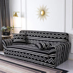 Geometric Sofa Covers Stretch Plaid Sofa Slipcovers for Living Room Elastic Sofa Cover Couch Armchair Cover Towel 1 2 3 4 Seater Slipcover For Sofas Loveseat Armchair Living Room Universal Furniture Stevvex