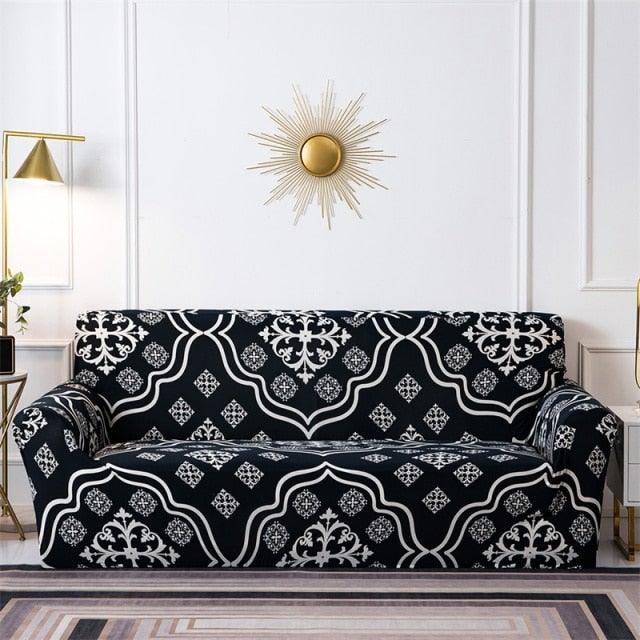 Geometric Sofa Covers Stretch Plaid Sofa Slipcovers for Living Room Elastic Sofa Cover Couch Armchair Cover Towel 1 2 3 4 Seater Slipcover For Sofas Loveseat Armchair Living Room Universal Furniture Stevvex
