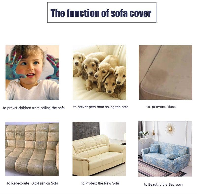 Geometric Sofa Covers Stretch Plaid Sofa Slipcovers for Living Room Elastic Sofa Cover Couch Armchair Cover Towel 1 2 3 4 Seater Slipcover For Sofas Loveseat Armchair Living Room Universal Furniture Stevvex