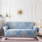 Geometric Sofa Covers Stretch Plaid Sofa Slipcovers for Living Room Elastic Sofa Cover Couch Armchair Cover Towel 1 2 3 4 Seater Slipcover For Sofas Loveseat Armchair Living Room Universal Furniture Stevvex