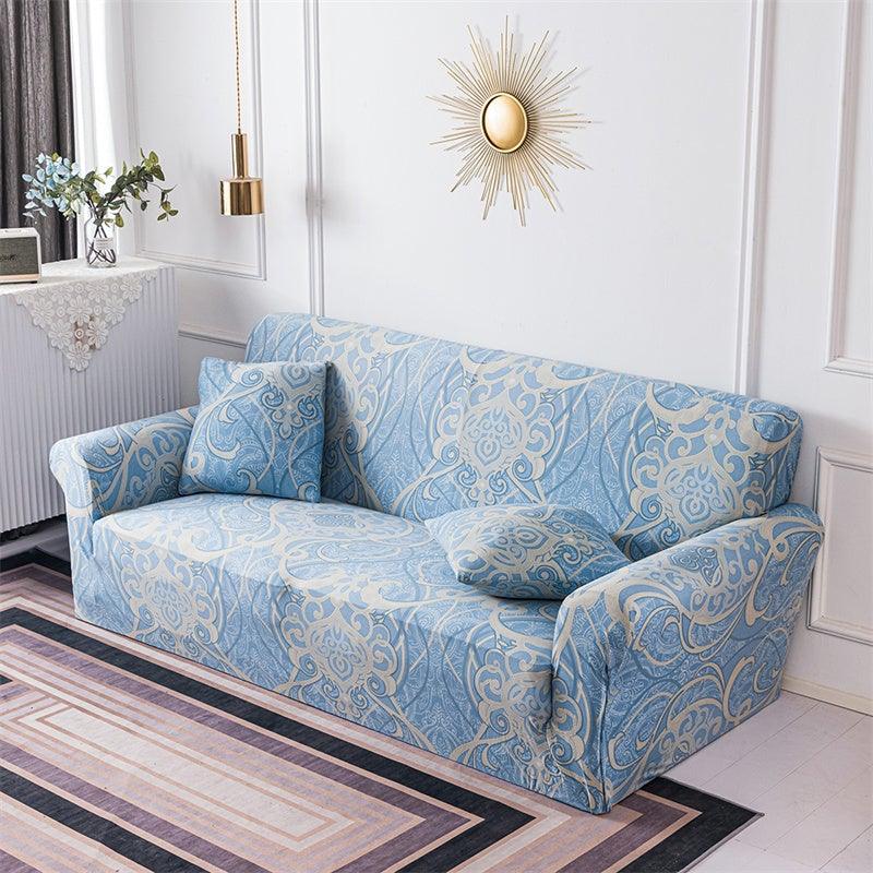 Geometric Sofa Covers Stretch Plaid Sofa Slipcovers for Living Room Elastic Sofa Cover Couch Armchair Cover Towel 1 2 3 4 Seater Slipcover For Sofas Loveseat Armchair Living Room Universal Furniture Stevvex