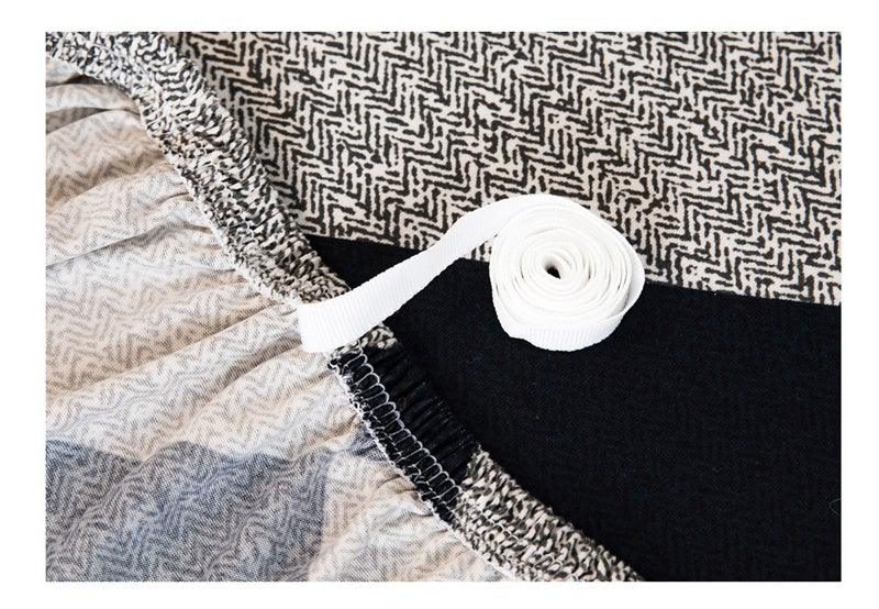 Geometric Sofa Covers Stretch Plaid Sofa Slipcovers for Living Room Elastic Sofa Cover Couch Armchair Cover Towel 1 2 3 4 Seater Slipcover For Sofas Loveseat Armchair Living Room Universal Furniture Stevvex