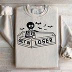 Get In Loser Halloween Sweatshirt Peachy Sunday