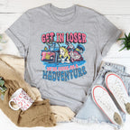 Get In Loser We're Going On A Madventure Tee Peachy Sunday