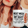 Get Your Shit Together Ceramic Mug 15 oz Peachy Sunday