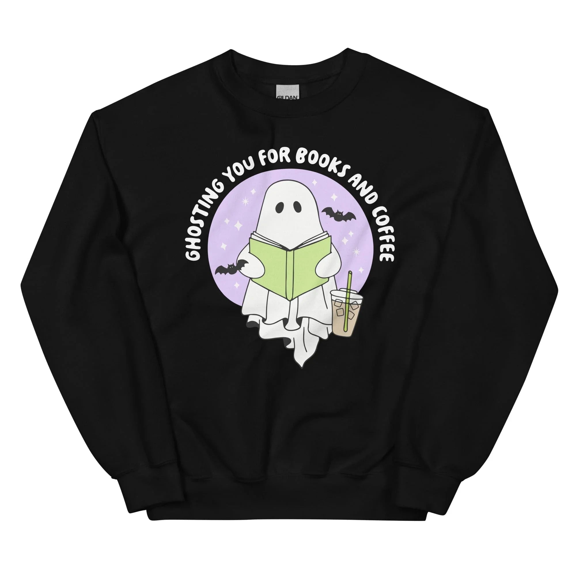 Ghosting You For Books And Coffee Sweatshirt Peachy Sunday