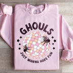 Ghouls Just Wanna Have Fun Retro Sweatshirt