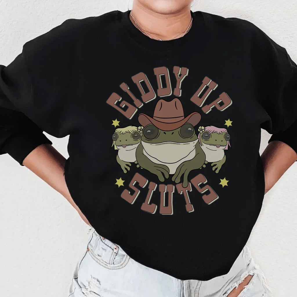 Giddy Up Sweatshirt Peachy Sunday