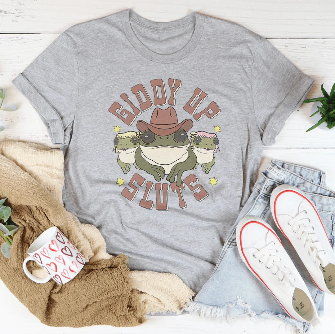 Giddy Up Tee Peachy Sunday