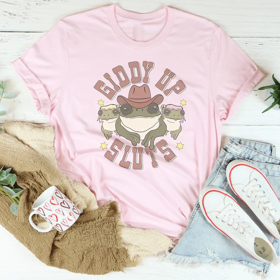 Giddy Up Tee Peachy Sunday