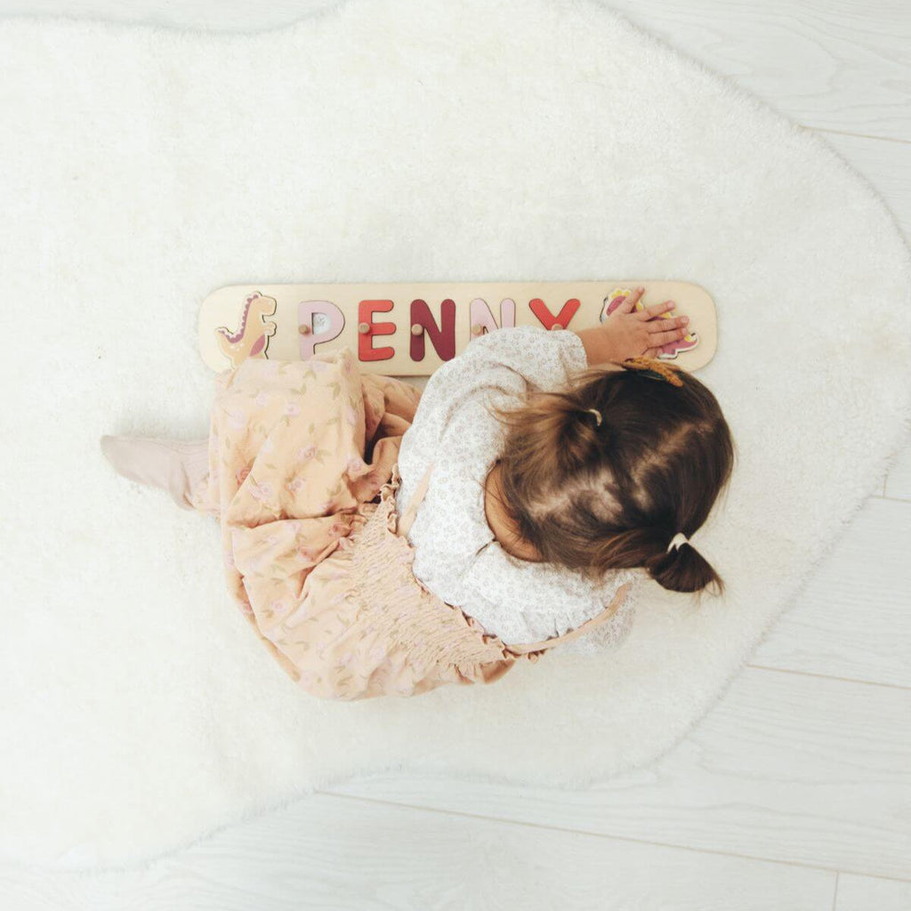 Girl Dinosaur Name Puzzle - SJB-DIAMOND ELITES