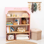 Pink Dollhouse Bookcase - SJB-DIAMOND ELITES
