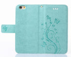 Girls Flip Wallet Case For iPhone 13 12 Mini Stand Leather Back Cover Cute Wallet Design PU Leather Phone Case For iPhone Stevvex