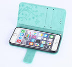 Girls Flip Wallet Case For iPhone 13 12 Mini Stand Leather Back Cover Cute Wallet Design PU Leather Phone Case For iPhone Stevvex