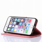 Girls Flip Wallet Case For iPhone 13 12 Mini Stand Leather Back Cover Cute Wallet Design PU Leather Phone Case For iPhone Stevvex