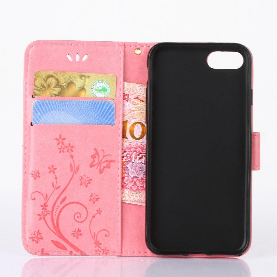 Girls Flip Wallet Case For iPhone 13 12 Mini Stand Leather Back Cover Cute Wallet Design PU Leather Phone Case For iPhone Stevvex