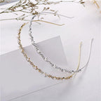 Girls Shiny Luxury Rhinestone Hair Band High Quality Diamond Pearls Hair Hoop Accessories for Women Crystal Headbands Ornaments