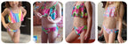 Girls Swimsuit High quality Girls swimwear Two pieces Kids Bikini Set Swimming Suit For Children Girls Swimsuit Flounce Bikini Set 2 Piece Swimwear Watermelon Ruffle Bathing Suits