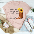 Give A Girl The Right Pair Of Boots Tee
