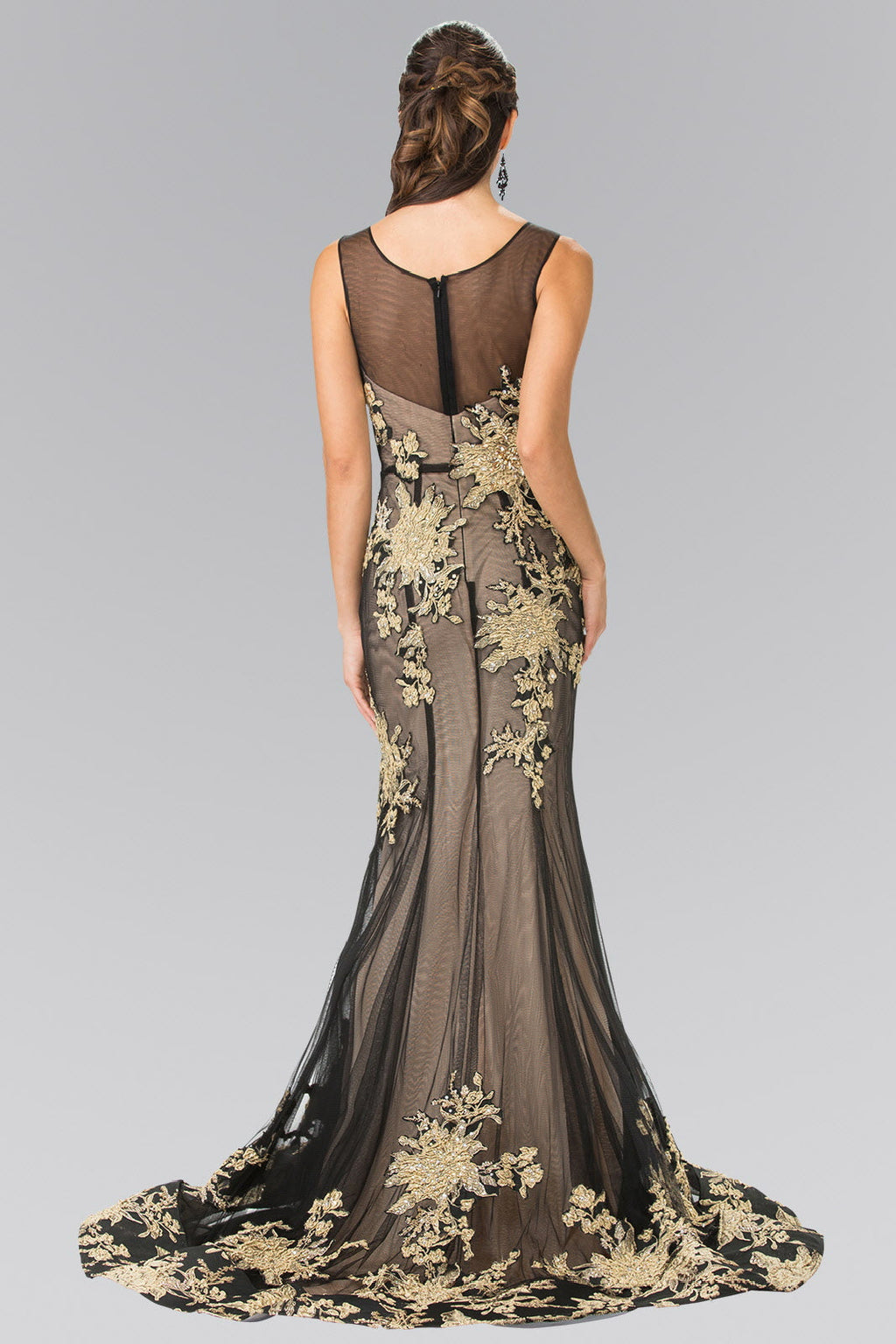 Sleeveless Floor-Sweeping Long Dress Purplish Diva